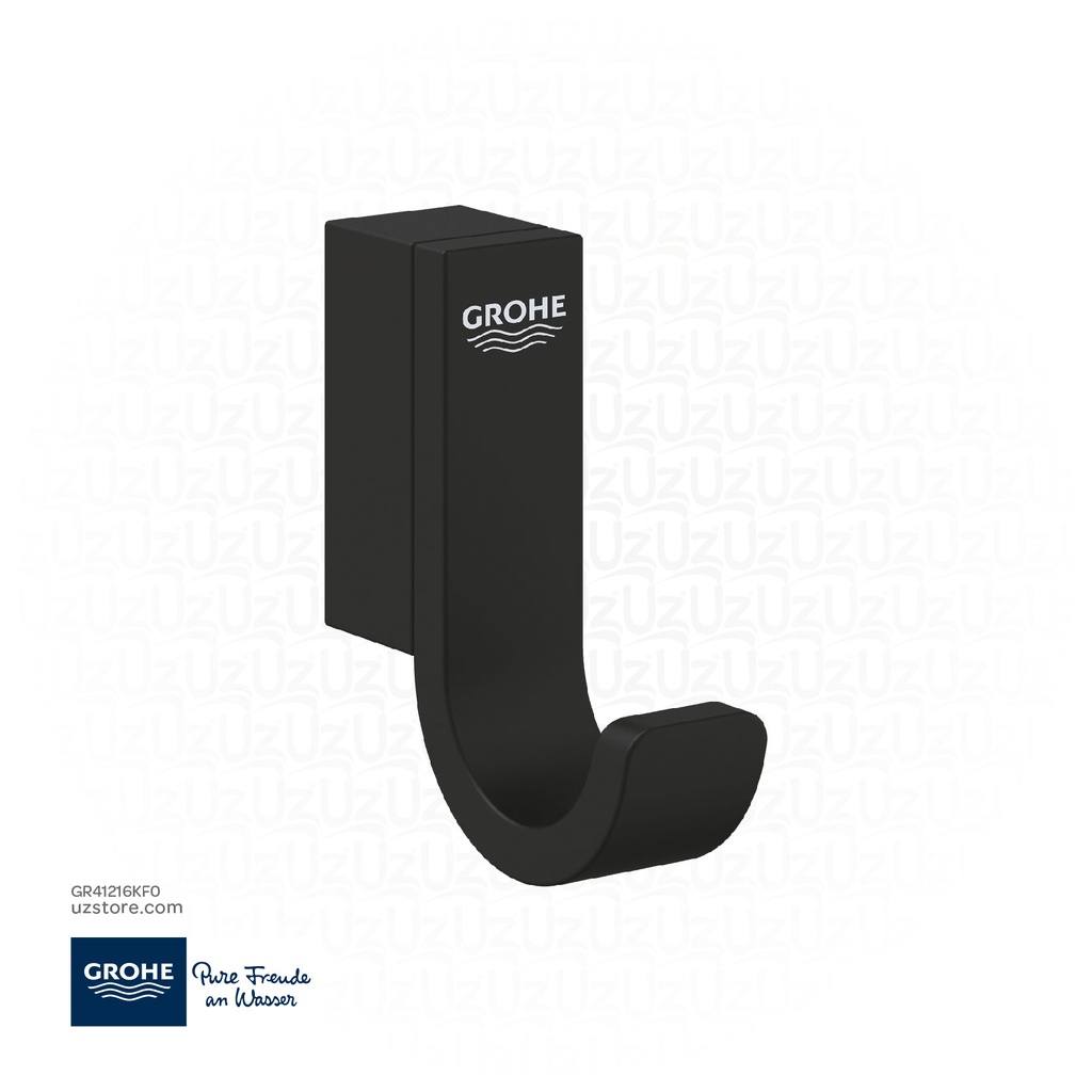 GROHE Selection Single robe hook , 41216KF0 , phantom black | UZ Store